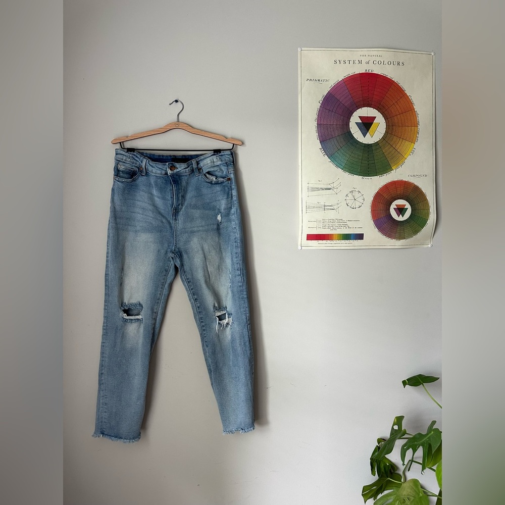Kendal + kylie boyfriend jeans